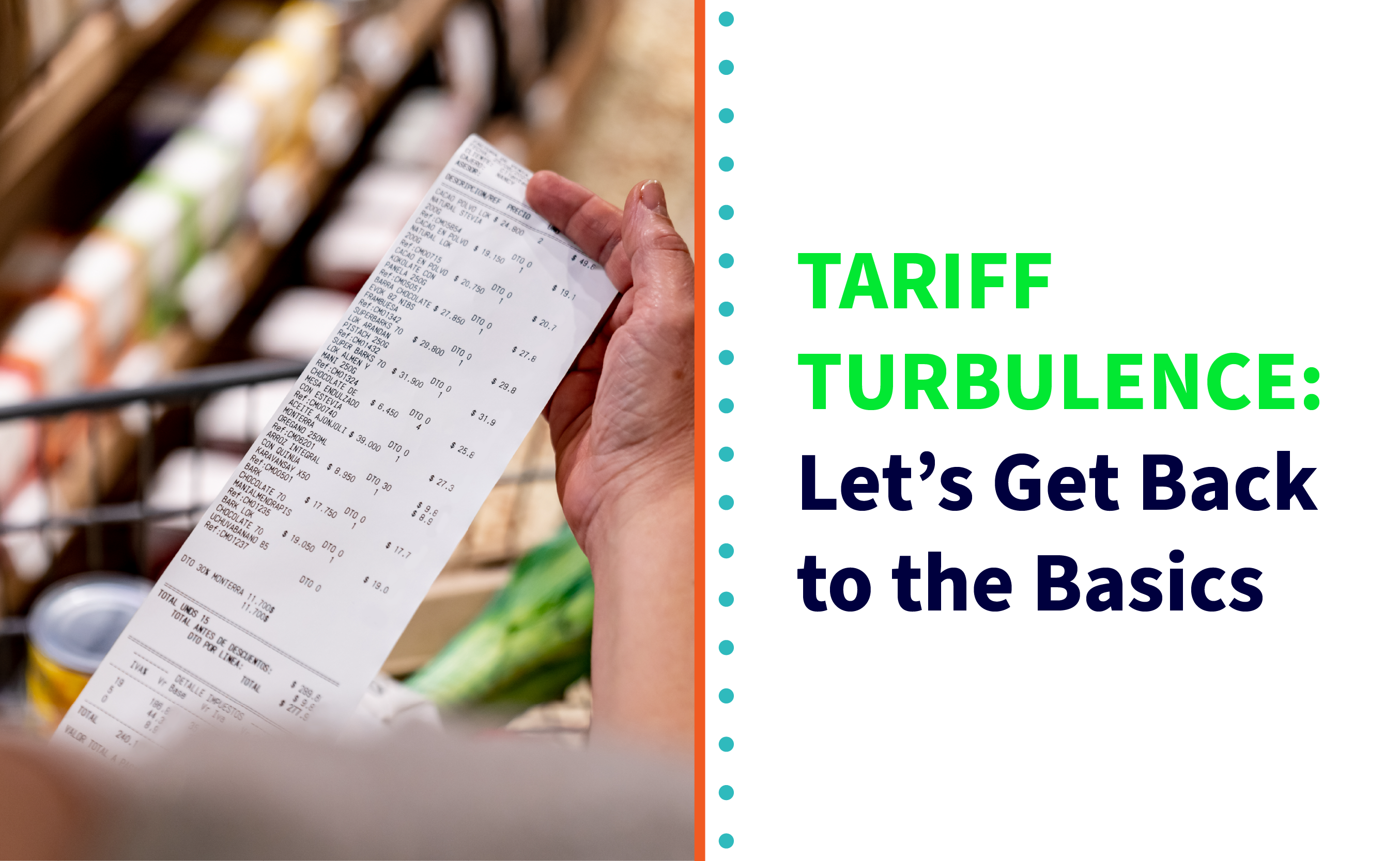 Tariff Turbulence: Let’s Get Back to the Basics